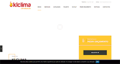 Desktop Screenshot of klclima.pt